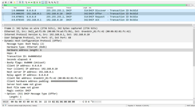 Traza de Wireshark